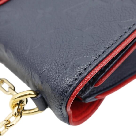 Louis Vuitton  Saint Sulpice PM Empreinte Leather Crossbody Bag Navy Blue - Picture 10 of 16